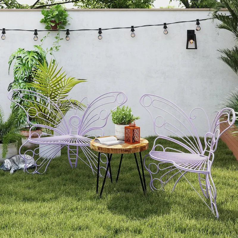 Outdoor Metal Butterfly Chairs: Millennial, Bohemian, and Rustic Styles