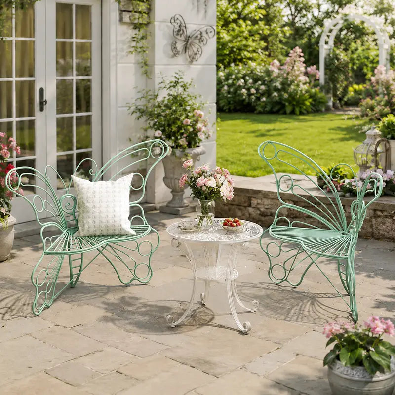 Outdoor Metal Butterfly Chairs: Millennial, Bohemian, and Rustic Styles
