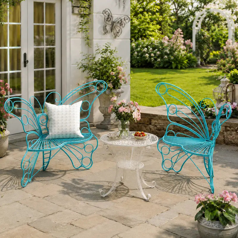 Outdoor Metal Butterfly Chairs: Millennial, Bohemian, and Rustic Styles