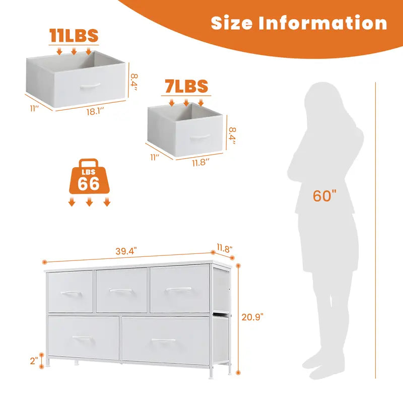 Bedroom storage cabinet with drawers