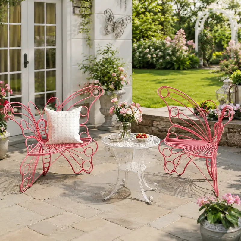 Outdoor Metal Butterfly Chairs: Millennial, Bohemian, and Rustic Styles